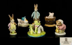 Beswick Collection of Beatrix Potter Figures Six (6) in Total. Comprises: 1.