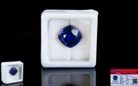 Natural Tanzanite Loose Gemstone With GGL Certificate/Report Stating The Tanzanite To Be 9.