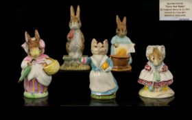 Beswick Collection of Beatrix Potter Figures Five (5) in Total comprises: 1.