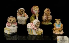 Beswick Collection of Beatrix Potter Figures Six (6) in Total, comprising: 1.