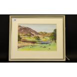 Phyllis Hibbert Framed Watercolour Title