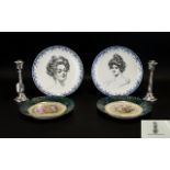 Royal Doulton A Rare Pair Of Gibson Girl