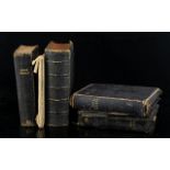 A Collection Of Antique Bibles And Two V