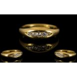 Edwardian Period 18ct Gold Diamond Set D