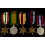 World War II Military Medals (5) Five.