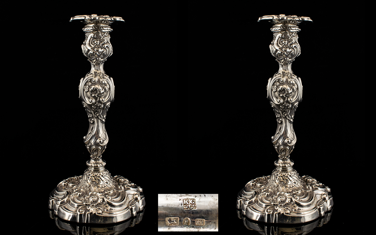 George IV Superb Quality Pair of Silver