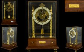 Scot Patent Electric Skeleton Clock Made