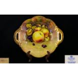 Coalport - Signed and Hand Painted Two H