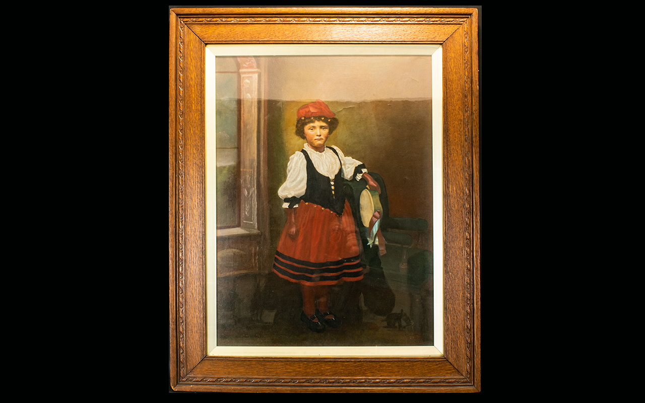 A Late 19th/ Early 20th Century Oil On C