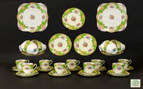 Grafton China A Part Coffee Service Approx twenty pieces in total to include demitasse and saucers,