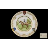 Spode Limited Edition Plate from the Spode Fine Bone China St Leger series,