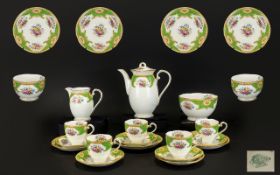 Crown Staffordshire Late 19th/Early 20th Century Part Tea Set In 'Togo' Pattern Comprising 29