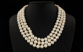 Windsor Mint 'Jackie Kennedy' Pearl Necklace Cultivated freshwater pearl necklace,