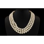 Windsor Mint 'Jackie Kennedy' Pearl Necklace Cultivated freshwater pearl necklace,