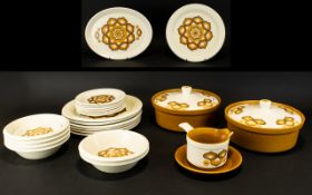 Palissy The Royal Worcester Group Dinner Service The Kalabar Pattern.