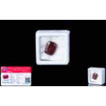 Natural Ruby Loose Gemstone With GGL Certificate/Report Stating The Ruby To Be 9.