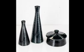 Jessie Tait 3 Piece Cruet Set.