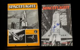 Space 'Apollo' Autographs on Magazine Covers - Buzz Aldrin and John Glenn.