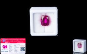 Natural Pink Sapphire Loose Gemstone With GGL Certificate/Report Stating The Sapphire To Be 11.