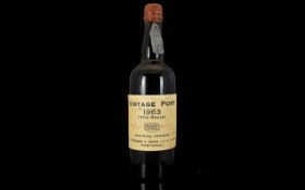 Vintage Port 1963 (Alto Douro) Portwine Growers S.V. Borges & Irmao, S.A.R.L.