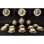 Japanese 39 Piece Eggshell Tea Service, To Include 10 Cups, Tea & Water, Sugar And Milk,