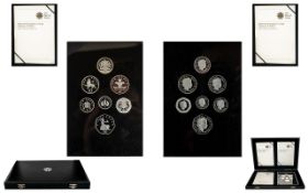 Royal Mint Ltd and Numbered Edition 2008 - United Kingdom Coinage Emblems of Britian Silver Proof