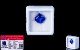 Natural Blue Sapphire Loose Gemstone With GGL Certificate/Report Stating The Sapphire To Be 7.