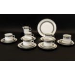 Bavarian Part Tea Set 'Winterling' by Markleuthen.