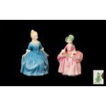 Two Royal Doulton Miniature Figures To include 'A Child From Williamsburg - HN 2154,