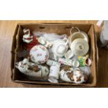 A Collection Of Assorted Ceramics including petite ladies renaissance fine English bone china