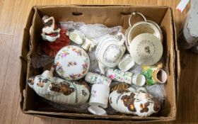 A Collection Of Assorted Ceramics including petite ladies renaissance fine English bone china