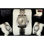 Tudor Classic by Rolex Midi Size- Date-Just Steel Case Rotor Self Winding Wrist Watch.