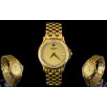 Raymond Weil Ladies Gold Plated Panther Designed Bracelet Watch with Champagne Dial,
