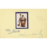 Laurel And Hardy Interest An Autograph Book Containing Various Signatures From The World Of