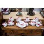 Paragon China A Part Tea Service Approx twenty three pieces in total to include six trio's,