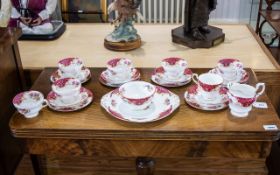 Paragon China A Part Tea Service Approx twenty three pieces in total to include six trio's,