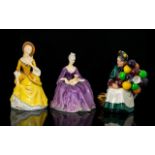 Royal Doulton A Collection Of Three Figurines All in good condition,
