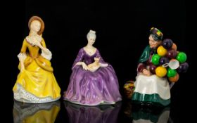 Royal Doulton A Collection Of Three Figurines All in good condition,