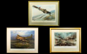 WWII Aeronautic/ Vera Lynn Interest A Collection Of Limited Edition Artist Signed Framed Prints