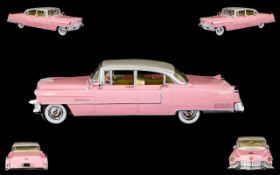 Elvis Pink Cadillac Large Masterpiece Sculptural Model Car - Bradford Exchange Superb and