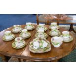 Grafton China A Part Tea Service Approx thirty six pieces in total to include ten trio's,
