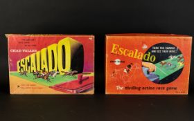 Two Boxed Vintage 'Escalado' Board Games By Chad Valley Circa 1950's/60's all components appear to