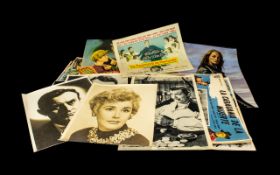 Film Lobby Cards (USA) Larger Size to include Errol Flynn (x 7), Clark Gable, Mickey Rooney,