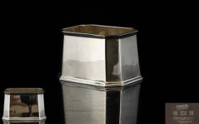 Tiffany & Co Sterling Silver Sugar Bowl of Pleasing Form.