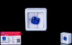 Natural Blue Sapphire Loose Gemstone With GGL Certificate/Report Stating The Sapphire To Be 9.