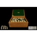 A Barry Durham Chess Set The British Bird Set. Edition No 1/250. With Certificate Of Authenticity.