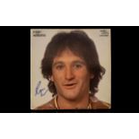 Robin Williams Autograph on LP Cover & Record. Scare item. Please see photographs.
