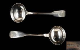 William III Sterling Silver Ladle. Hallmark London 1832, Makers I.L, H.L, C.L.