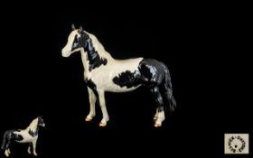 Beswick Horse Figure ' Pinto Pony ' 2nd Version.