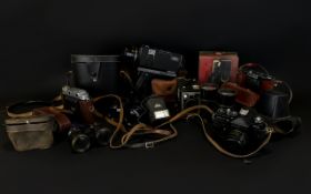 A Good Quantity Of Cameras To Include A Brownie Six-20, Franka Solida Camera 111,